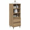 vidaXL Credenza Rovere artigianale 40 x 36 x 110 cm Legno multistrato