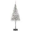vidaXL Albero di Natale con 150 LED Bianco 150 cm PE e Acciaio