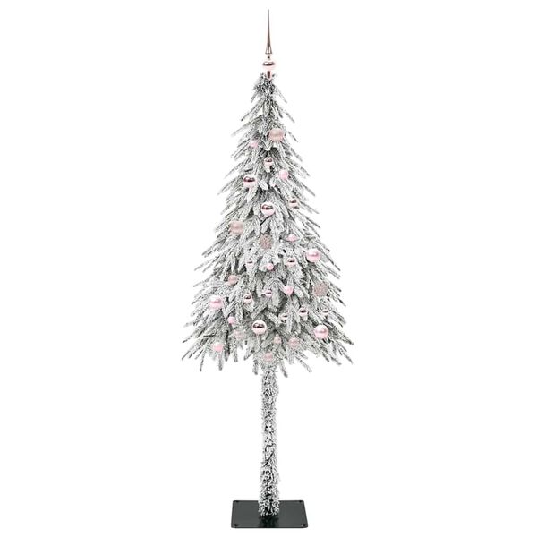 vidaXL Albero di Natale con 150 LED Bianco 150 cm PE e Acciaio