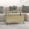 vidaXL Tavolino Salotto Rovere Sonoma 90x44,5x45 cm Legno Multistrato