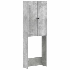 vidaXL Mobile Bagno ALKMAAR Grigio Cemento 66 x 25,5 x 190 cm