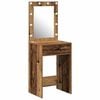 vidaXL Tavolo da Trucco Legno vecchio 50 x 41 x 135 cm