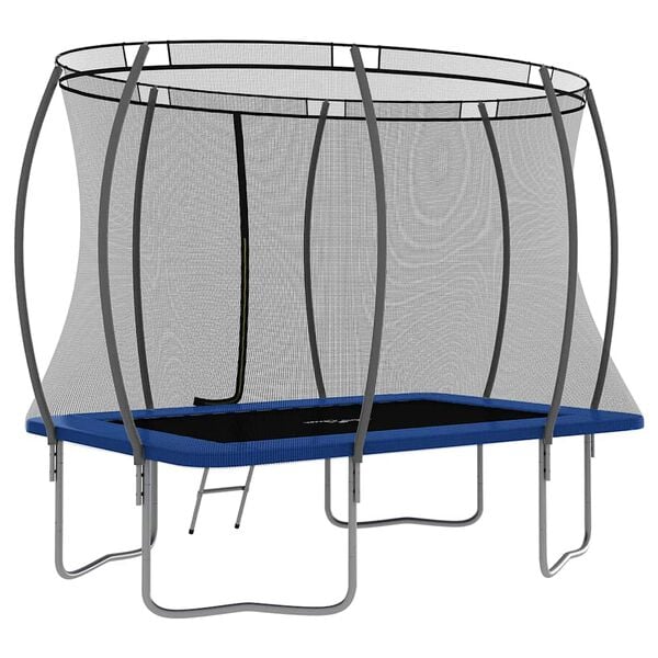 vidaXL Set Trampolino Rettangolare 274x183x76 cm 150 kg