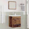 vidaXL Armadio per Lavabo da Bagno Legno vecchio 41 x 38,5 x 48 cm