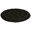 vidaXL Cuscino per Sedia Papasan VIANEN 100% Poliestere Nero
