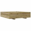 vidaXL Fioriera da Giardino 100x100x26,5 cm Legno di Pino Impregnato