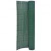 vidaXL Recinzione da Giardino a Doppio Lato 90x400 cm Verde