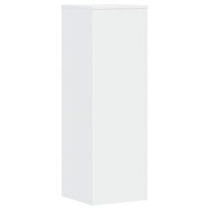 vidaXL Supporto per Piante Bianco 33x33x100 cm in Truciolato