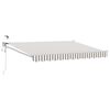 vidaXL Tettuccio Elettrico Retrattile Grigio chiaro e bianco