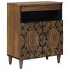 vidaXL Credenza Marrone 60 x 33,5 x 75 cm Legno di mango massello