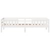 vidaXL Letto senza Materasso Bianco 90x200 cm Legno Massello di Pino
