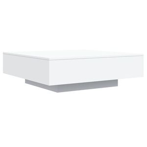 vidaXL Tavolino da Salotto Bianco 100x100x31 cm in Legno Multistrato