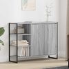 vidaXL Mobile laterale Grigio Sonoma 96.5 x 30 x 75 cm