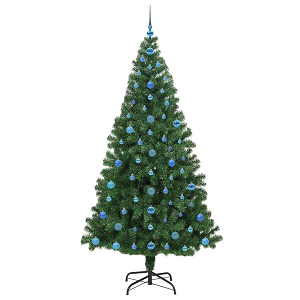 vidaXL Albero di Natale artificiale con 300 LED Verde 210 cm