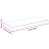vidaXL Scaffali a Parete 2 pz Bianco Lucido 60x23,5x3,8 cm in MDF