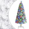vidaXL Albero Natale Preilluminato Bianco 150 cm in Fibra Ottica