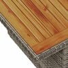 vidaXL Set Divano da Giardino 9 pcs Grigio Poly Rattan