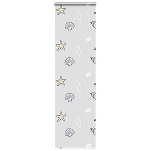 vidaXL Tenda a Rullo per Doccia Cassonetto 60x240 cm Larghezza Tessuto