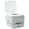 vidaXL Toilette da Campeggio Grigio e Bianco 41,5 x 36,5 x 30 cm