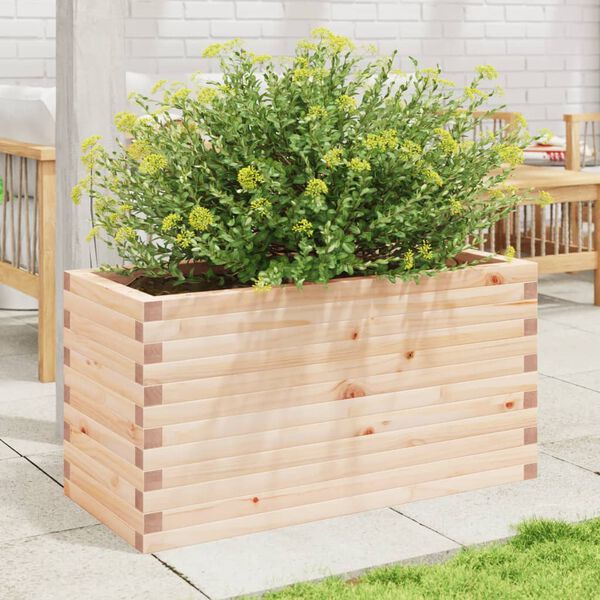 vidaXL Fioriera da Giardino 90x40x45,5 cm in Legno Massello di Pino
