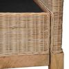 vidaXL Set di Divani 2 pz con Cuscini in Rattan Naturale