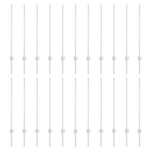 vidaXL Palo per recinzione interrato 22 pz Argento 140 cm