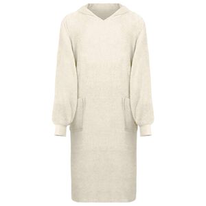 vidaXL Felpa coperta KINN Crema XL Cotone