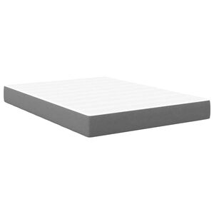 vidaXL Materasso da Letto Grigio chiaro 140 x 190 cm Tessuto