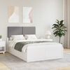 vidaXL Letto con Testiera Rivestita Grigio chiaro 120 x 200 cm