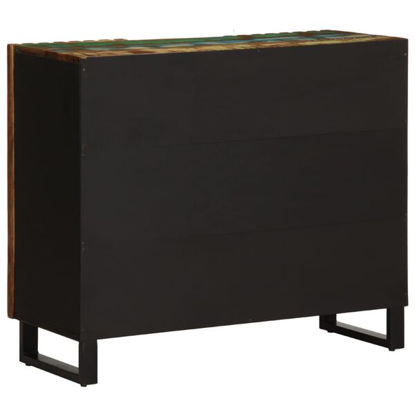 vidaXL Credenza 90x34x75 cm in Legno Massello di Acacia