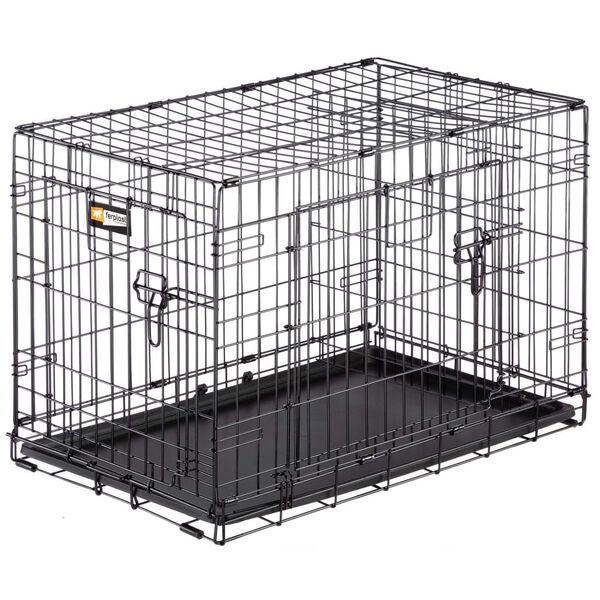 Ferplast Gabbia per Cani Dog-Inn 75 77,4x48,5x54,6 cm Grigia