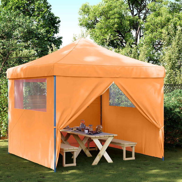 vidaXL Tenda Party Arancione 292 x 292 x 315 cm Tessuto Oxford