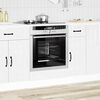 vidaXL Armadio Forno Lucca Bianco Lucido in Legno Multistrato