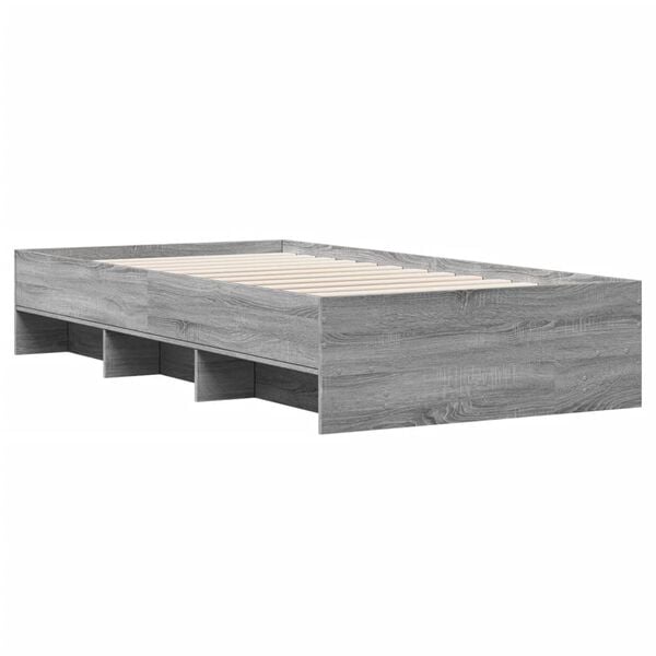 vidaXL Giroletto Grigio Sonoma 75x190 cm in Legno Multistrato