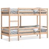 vidaXL Letto a Castello 80x200 cm in Legno Massello di Pino