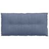 vidaXL Cuscino per Schiena Blu 100 x 50 cm Tessuto in Cords