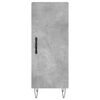 vidaXL Credenza Grigio Cemento 34,5x34x180 cm in Legno Multistrato