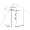 vidaXL Tenda Party Talpa 200 x 200 x 306 cm Tessuto Oxford