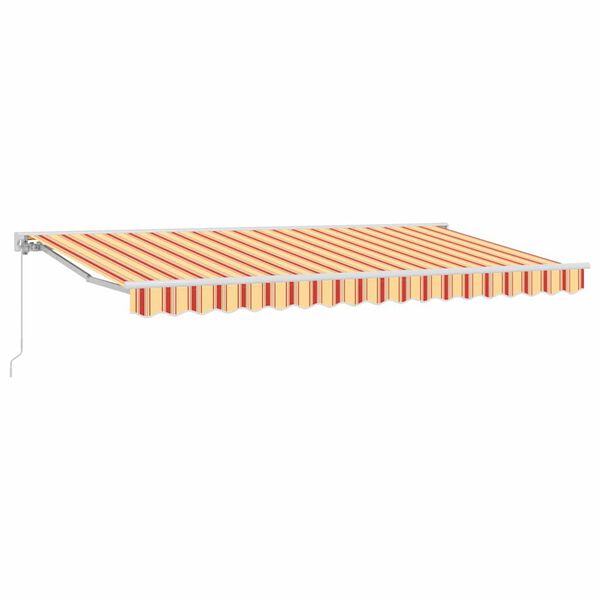 vidaXL Tenda Retrattile Multicolore 400 x 200 cm Alluminio e Tessuto