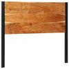 vidaXL Testiera 120 cm in Legno Massello di Acacia e Ferro