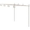 vidaXL Pergolato da Giardino Marrone Anticato 4x3x2,5 m in Ferro