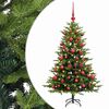 vidaXL Albero di Natale Artificiale con Palline 150 cm 150 LED