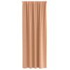 vidaXL Tende Blackout con Anelli 2 pcs Marrone Chiaro 225 x 140 cm
