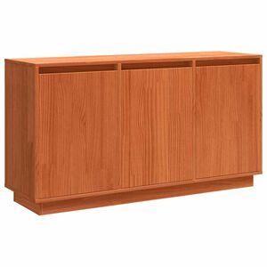 vidaXL Credenza Rovere Marrone 111 x 34 x 60 cm Pino massello