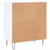 vidaXL Credenza Bianca 60x35x70 cm in Legno Multistrato