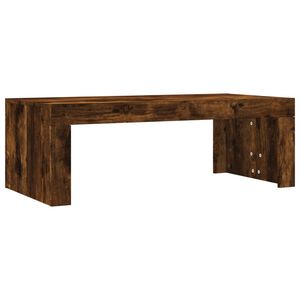 vidaXL Tavolino da Salotto Rovere Fumo 102x50x36 cm Legno Multistrato