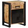 vidaXL Comodino 40x30x50 cm in Legno Massello di Mango Grezzo