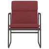 vidaXL Sedia Lounge Rosso Vino 55x64x80 cm in Similpelle