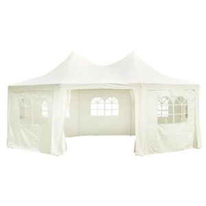 vidaXL Copertura per tende da giardino 6 x 4,5 x 3 m Crema Tessuto