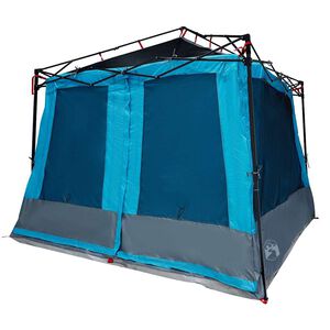 vidaXL Tenda interna 6 persona Blu taffet&agrave;